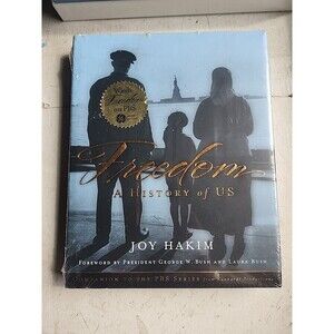 FREEDOM, A History of Us by Hankin 2002 HCDJ New & Sealed 406 pages